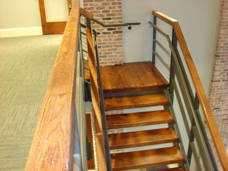 Oak Treads / 3 x 12 Oak Stair Treads and Oak Hand Rails